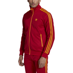 Men's - adidas Originals Beckenbauer Track Jacket - Red/Gold