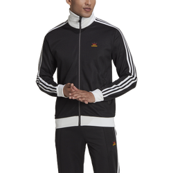 Men's - adidas Originals Beckenbauer Track Jacket - Black/White/Red