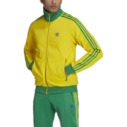 Men's - adidas Originals Beckenbauer Track Jacket - Yellow/Green