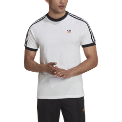 Men's - adidas Originals 3-Stripes T-Shirt - White/Black