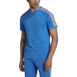 Men's - adidas Originals 3-Stripes T-Shirt - Bright Royal/Bright Royal/Green