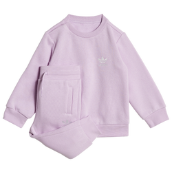 Girls' Toddler - adidas Crew Set - Lilac