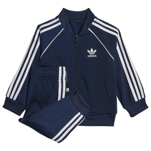 

Boys adidas Originals adidas Originals Adicolor Superstar Full-Zip Track Suit - Boys' Toddler White/White/Gray Size 18MO