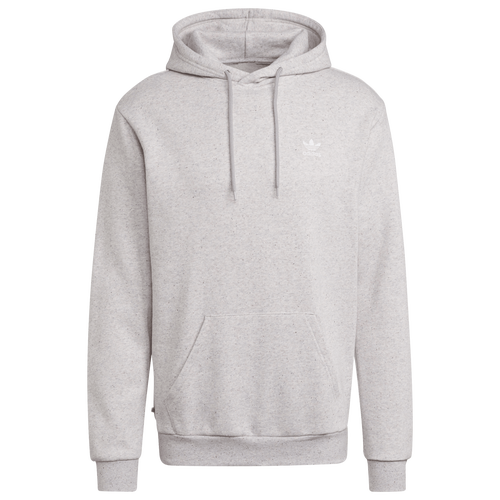 

adidas Originals Mens adidas Originals Adicolor Essential Trefoil Fleece Hoodie - Mens Grey/Multi Size M