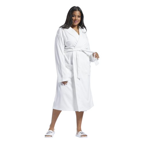 

Reebok Womens Reebok Cardi B Robe - Womens White/White Size XS