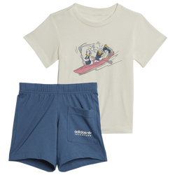 Boys' Toddler - adidas Originals Disney Mickey And Friends T-Shirt Set - White