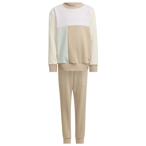 

adidas Originals Boys adidas Originals Colorblock Crew Set - Boys' Preschool Magbei/Wonwhi/Lingrn Size 4