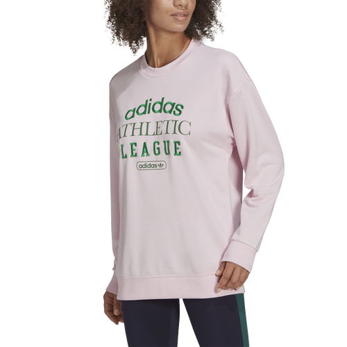 

adidas Originals adidas Originals Collegiate Crew T-Shirt - Womens Pink/Green Size S