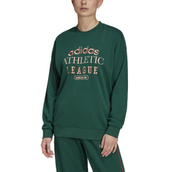 Women's - adidas Collegiate Crew T-Shirt - Green/Green