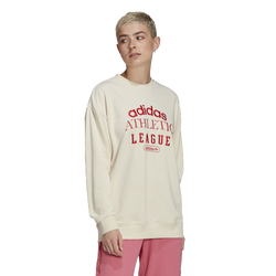 Women's - adidas Collegiate Crew T-Shirt - White/White