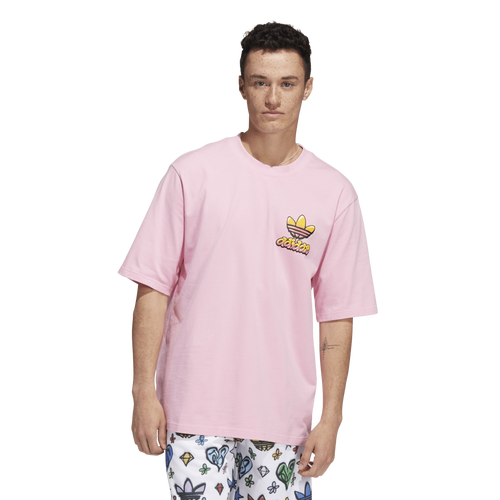 

adidas Mens adidas JS T-Shirt - Mens Light Pink Size S