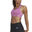 adidas Fast Impact Luxe Run High-Support Sports Bra - Women's Pulse Lilac/Black