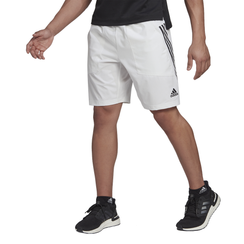 

adidas Mens adidas Train Icons Woven Shorts - Mens White Size S