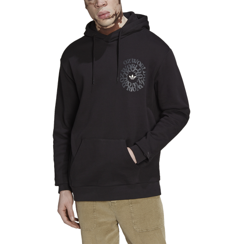 

adidas Originals Mens adidas Originals Ozworld Hoodie - Mens Black Size S