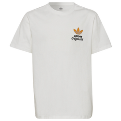 Boys' Grade School - adidas Originals Trefoil T-Shirt - White/Black