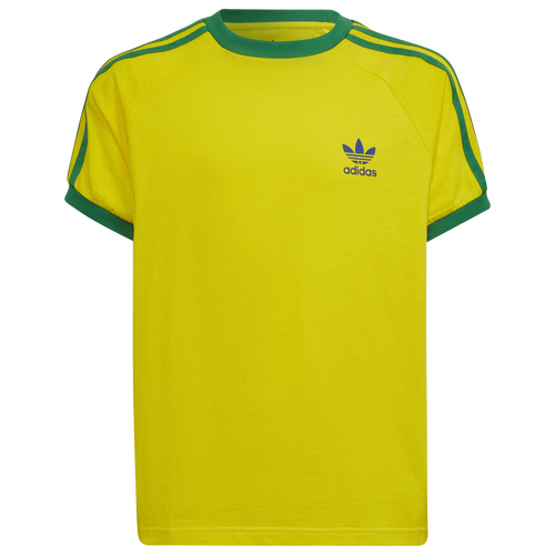 

adidas Originals adidas Originals Adicolor 3 Stripes T-Shirt - Boys' Grade School Yellow Size M