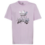 adidas Oil Spill Logo T-Shirt - Girls' Grade School Purple