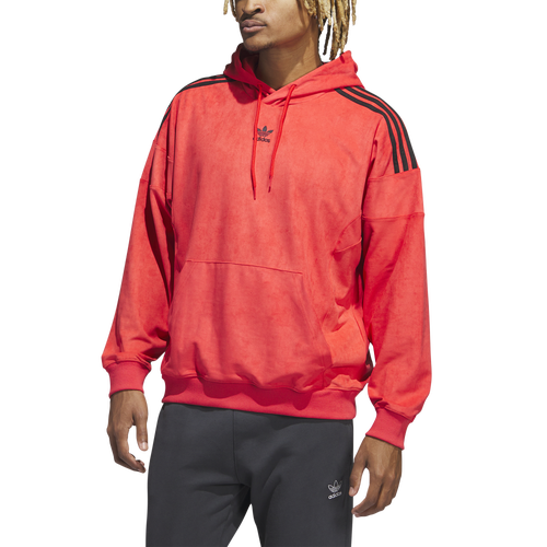 

adidas Originals Mens adidas Originals Adicolor Classics Plush Hoodie - Mens Vivid Red Size XS