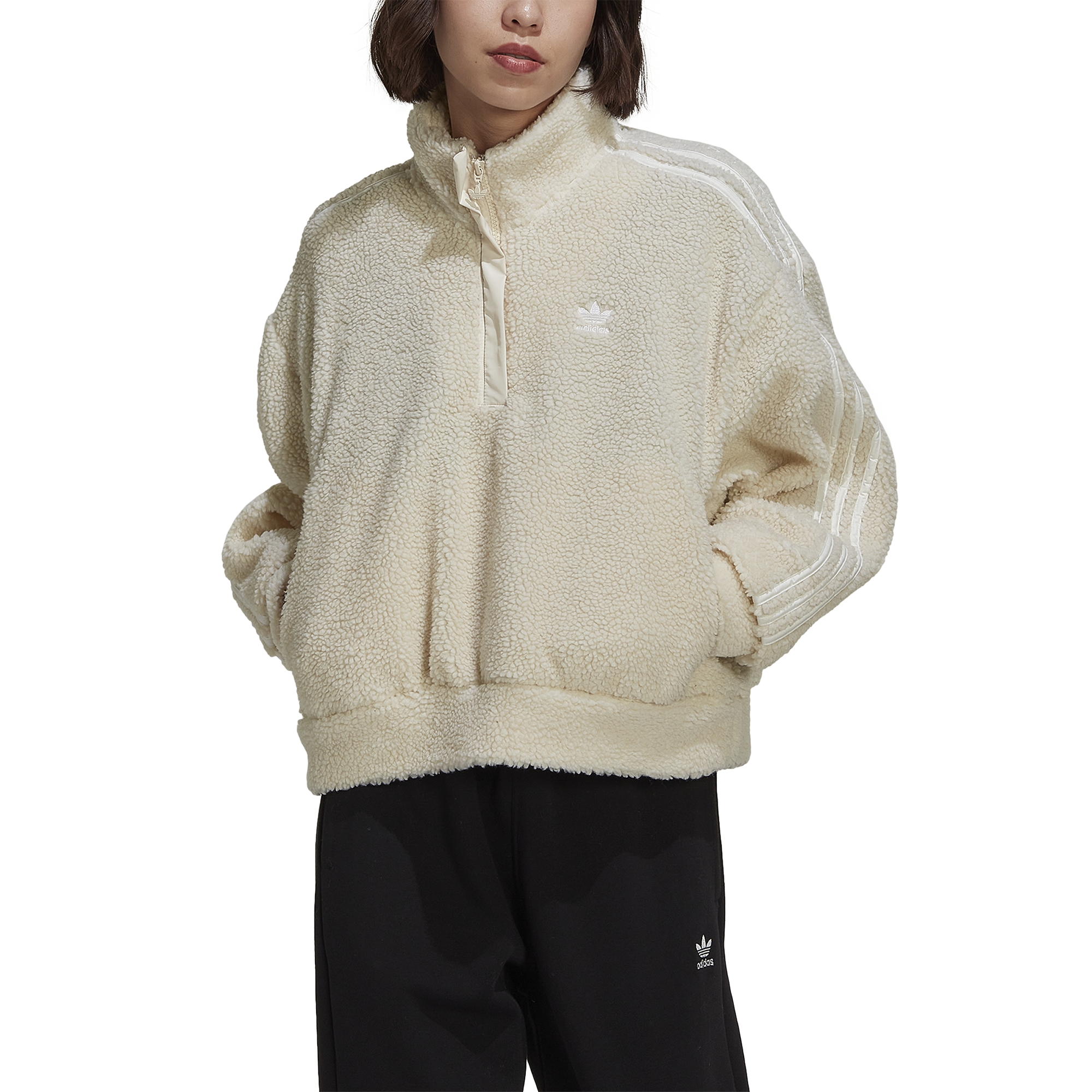 adidas originals half zip hoodie