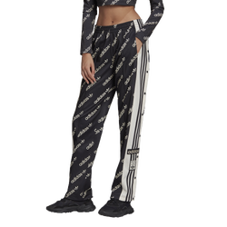 Women's - adidas Originals Logo Break Track Pants - Black/White