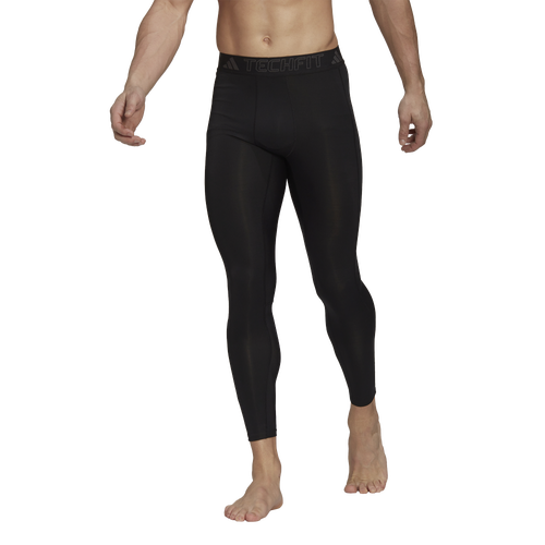 

adidas Mens adidas Techfit Long Tights - Mens Black Size M