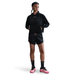 Women's - Nike Aja Dri-FIT Signature Hoodie - Black/Laser Pink