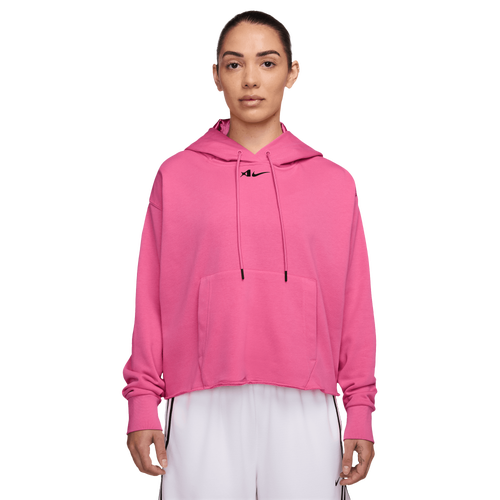 WOMENS - Nike Aja Dri-FIT Signature Hoodie - Black/Pinksicle