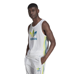 Men's - adidas Originals Chile 20 Holographic 3S Tank - White/Yellow/Green