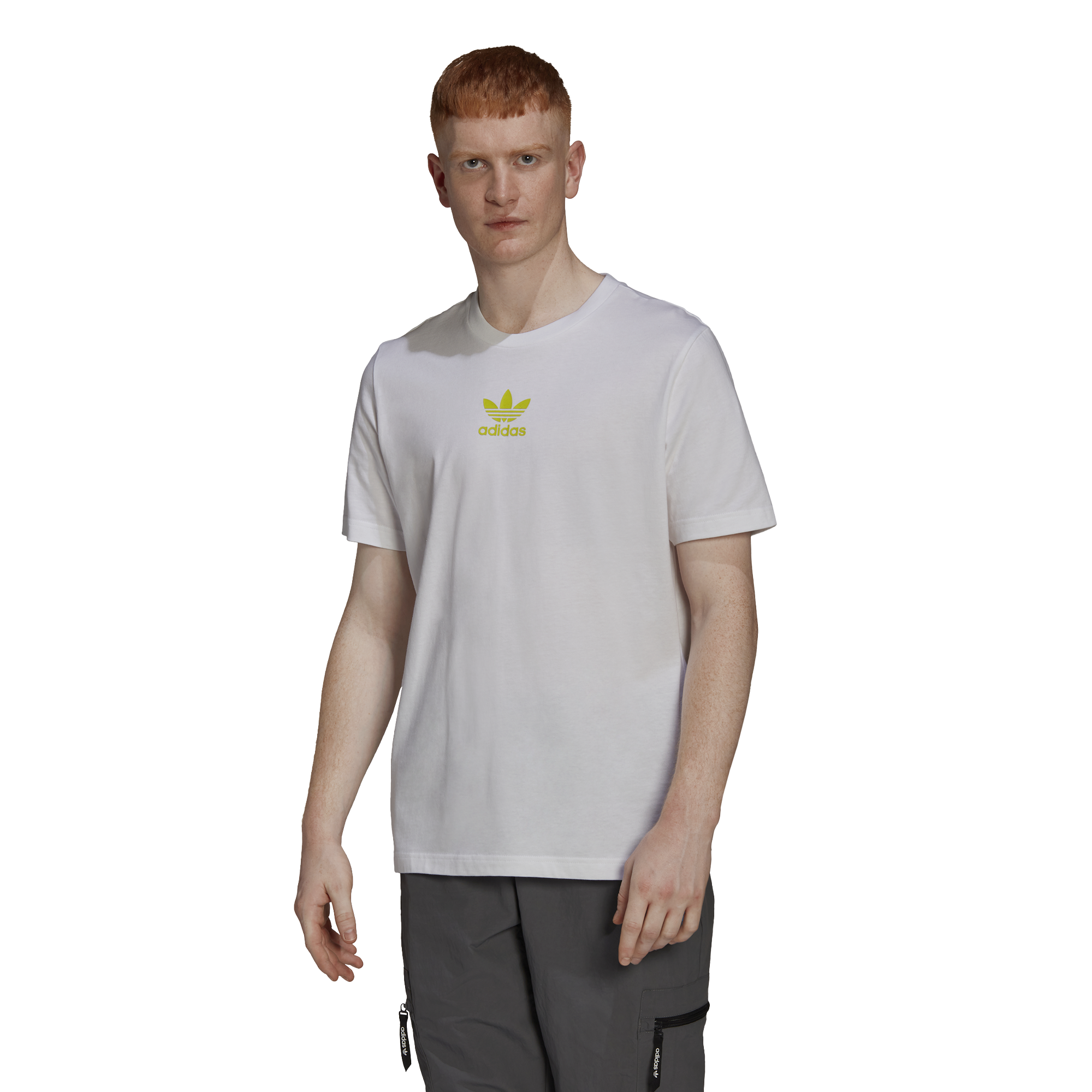 Adidas mens best sale white t shirt