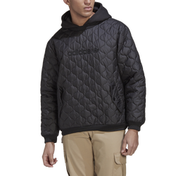 Men's - adidas Originals Quilted Hoodie - Black