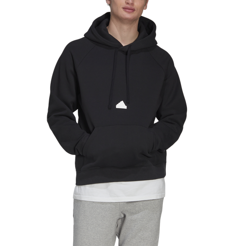 

adidas Mens adidas Fleece Hoodie - Mens Black/Black Size XL