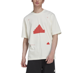Men's - adidas Osize T-Shirt - Off White/Off White