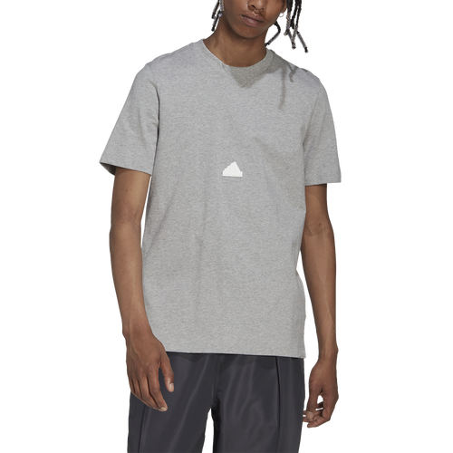 Adidas Originals Mens Adidas Cl T-shirt In Heather/medium Grey Heather ModeSens