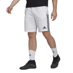 Men's - adidas Tiro Fleece Shorts - White/Black/Red