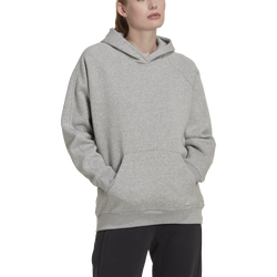 Women's - adidas Boyfriend Hoodie - Med Gray Heather