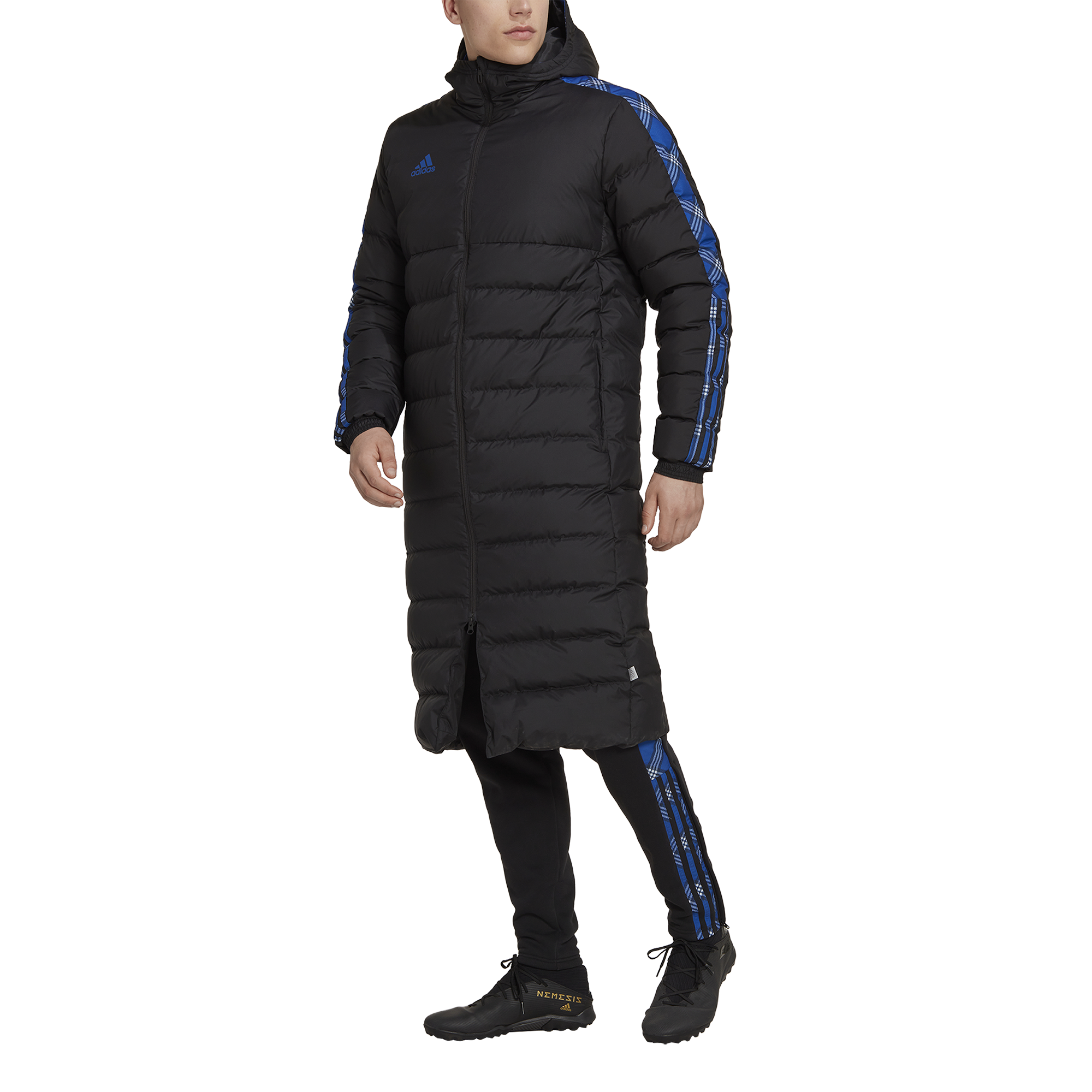 Tiro Soccer Long Down Jacket - Men's | Green Tree