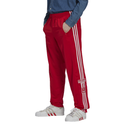 Men's - adidas Break Track Pants - Red/White