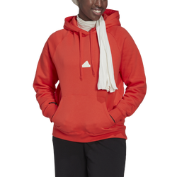 Women's - adidas Oversize Hoodie - Bright Red