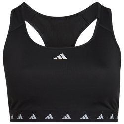 Women's - adidas Plus Size Medium Support Bra - Black