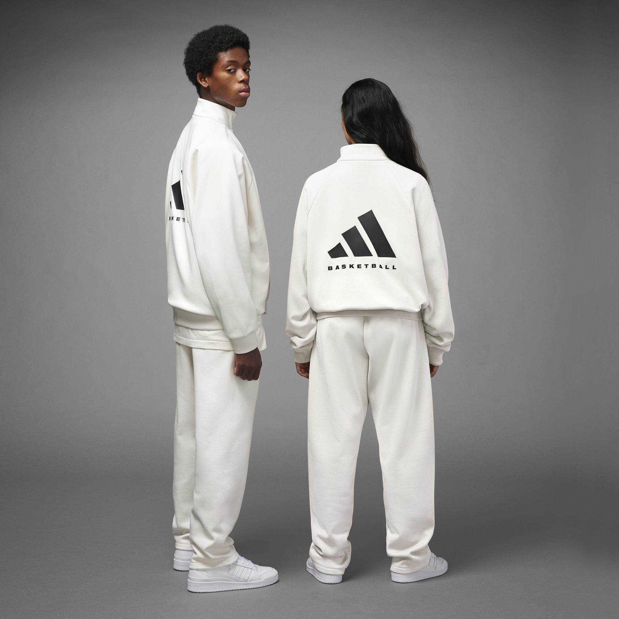 adidas Originals Superstar Tricot Track Jacket, Grey/Black/White