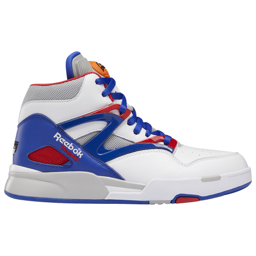 

Reebok Mens Reebok Pump Omni Zone II 90s Rules - Mens Shoes White/Blue/Red Size 08.0