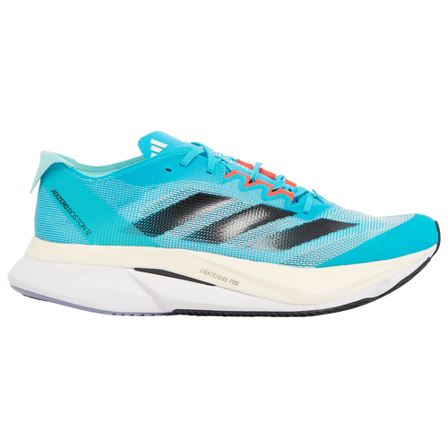 

adidas Mens adidas Adizero Boston 12 - Mens Running Shoes Aqua/Lucid Cyan/Black Size 11.5