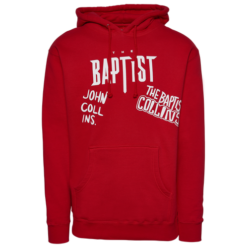 

The Baptist Logo Fleece Hoodie - Mens Red/White Size M