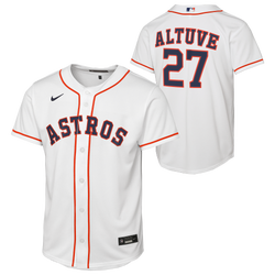Boys' Grade School - Nike MLB Astros Kids Home Jersey - White