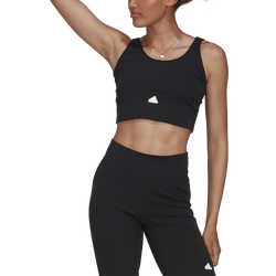 Women's - adidas Rib Top - Black/White