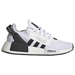 Boys' Grade School - adidas Originals NMD R1 V2 Casual Sneakers - White/Black/No Color