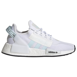Boys' Grade School - adidas Originals NMD R1 V2 Casual Sneakers - White/Almost Blue/Black