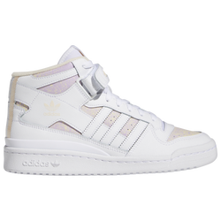 Women's - adidas Originals Forum Mid - Ftwr White/Bliss Orange/Ftwr White