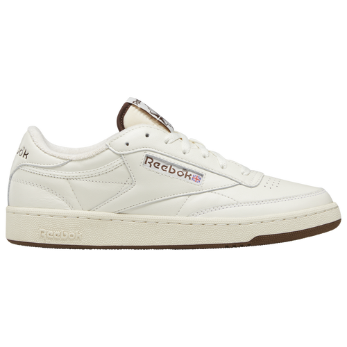 

Reebok Mens Reebok Club C 85 Vintage - Mens Running Shoes White/Brown Size 13.0