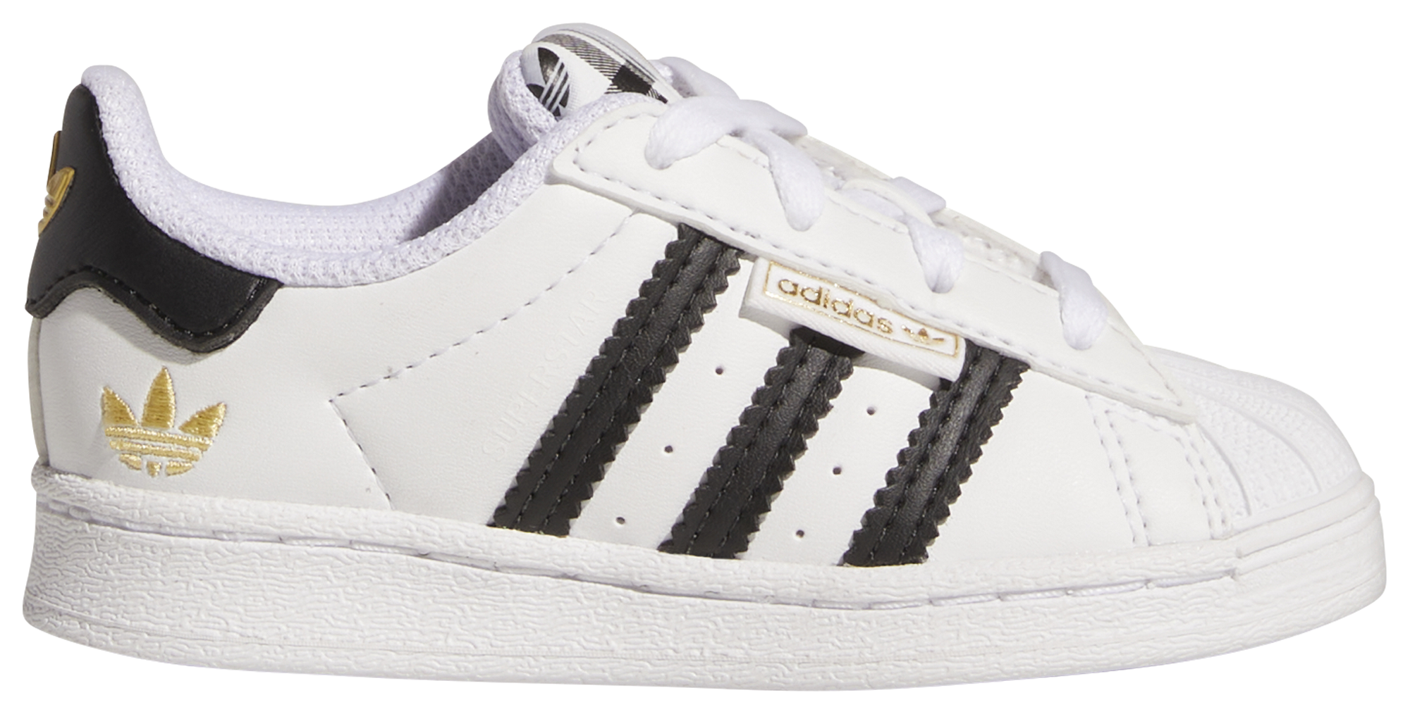 Adidas boys' superstar casual outlet sneakers from finish line